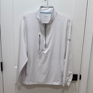 Ahead Men's White Lightweight Jacket from Shingle Creek Golf Club